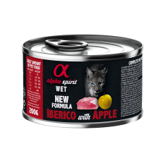 Влажный корм Alpha Spirit Iberian Pork with Apple со свининой и яблоками для взрослых котов 200 г (as311254)