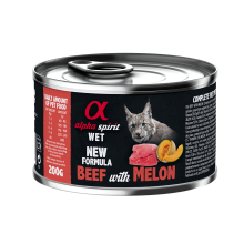 Влажный корм Alpha Spirit Beef with Melon с говядиной и дыней для взрослых котов 200 г (as969008)