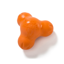 Іграшка для собак West Paw Zogoflex Tux Treat Тукс для ласощів 10 см Помаранчевий (ZG040TNG)