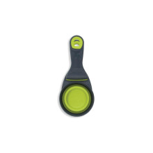 Мерный стакан для корма Dexas Collapsible KlipScoop складной на клипсе 120 мл Cалатовый (dx30728)