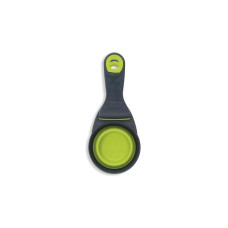 Мерный стакан для корма Dexas Collapsible KlipScoop складной на клипсе 120 мл Cалатовый (dx30728)