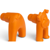 Аксессуар игрушки West Paw Zogoflex Toppl Treat Toy для собак Toppl Stopper Стопер Оранжевый (ZG086TNG)