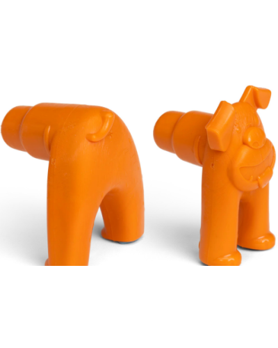 Аксессуар игрушки West Paw Zogoflex Toppl Treat Toy для собак Toppl Stopper Стопер Оранжевый (ZG086TNG)