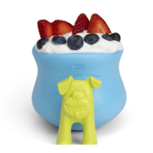 Аксесуар іграшки West Paw Zogoflex Toppl Treat Toy для собак Toppl Stopper Стопер Блакитний (ZG086AQA)
