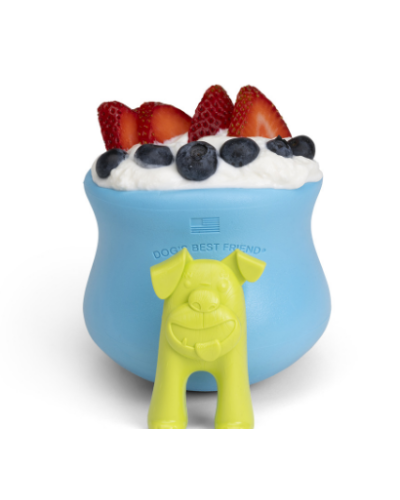 Аксессуар игрушки West Paw Zogoflex Toppl Treat Toy для собак Toppl Stopper Стопер Голубой (ZG086AQA)