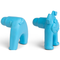 Аксессуар игрушки West Paw Zogoflex Toppl Treat Toy для собак Toppl Stopper Стопер Голубой (ZG086AQA)