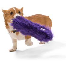 Игрушка для собак West Paw Сuster Zogoflex HardyTex пушистая пищалка 28х8 см Салатовый (DD006LIM)