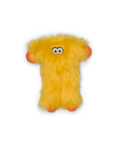 Игрушка для собак West Paw Peet Zogoflex HardyTex пушистая пищалка Пит 28х25 см Желтый (DD017LEM)