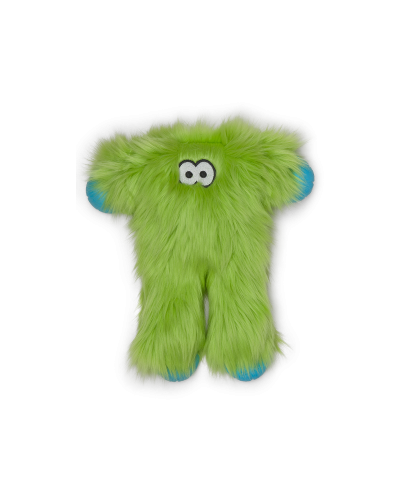 Игрушка для собак West Paw Peet Zogoflex HardyTex пушистая пищалка Пит 28х25 см Салатовый (DD017LIM)