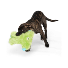 Игрушка для собак West Paw Peet Zogoflex HardyTex пушистая пищалка Пит 28х25 см Розовый (DD017HPK)