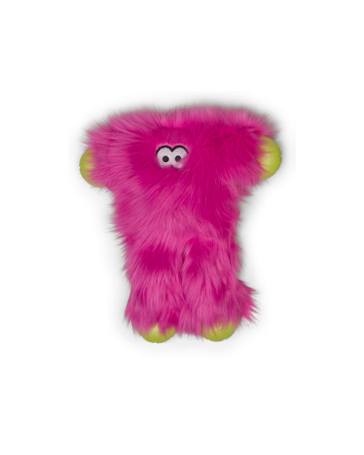 Игрушка для собак West Paw Peet Zogoflex HardyTex пушистая пищалка Пит 28х25 см Розовый (DD017HPK)