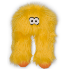 Игрушка для собак West Paw Wilson Zogoflex HardyTex пушистая пищалка Вилсон 25х8 см Желтый (DD016LEM)