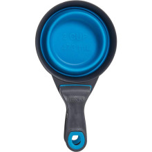 Мірна склянка для корму Dexas Collapsible KlipScoop складана на кліпсі 480 мл Блакитний (dx30735)
