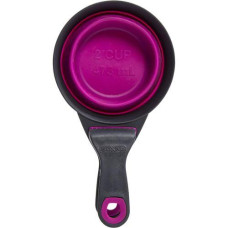 Мірна склянка для корму Dexas Collapsible KlipScoop складана на кліпсі 480 мл Фіолетовий (dx30733)