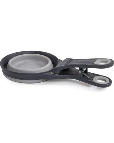 Мерный стакан для корма Dexas Collapsible KlipScoop складной на клипсе 120 мл Серый (PW650432429)