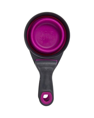 Мерный стакан для корма Dexas Collapsible KlipScoop складной на клипсе 240 мл Пурпурный (PW6604322405)