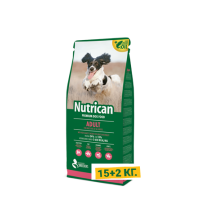 Сухий корм для дорослих собак преміум класу Nutrican Adult 15+2 кг (nc507016)