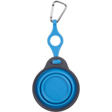 Дорожня миска для тварин Dexas Travel Cup w Bottle Holder&Carabiner з кріпленням пляшки та карабін 240мл Блакитний (PW2204322194)