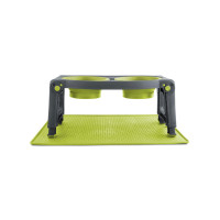 Килимок антиковзкий під миски Dexas Bowl Grippmat S для собак та котів 33x48 см Блакитний (PW9002194)