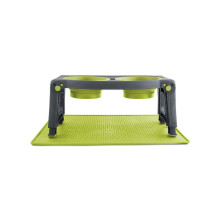 Килимок антиковзкий під миски Dexas Bowl Grippmat М для собак та котів 43х57 см Сірий (PW950429)