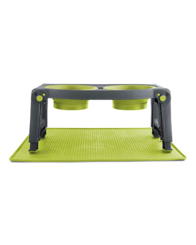 Килимок антиковзкий під миски Dexas Bowl Grippmat L для собак та котів 60x43 см Блакитний (PW9502194)