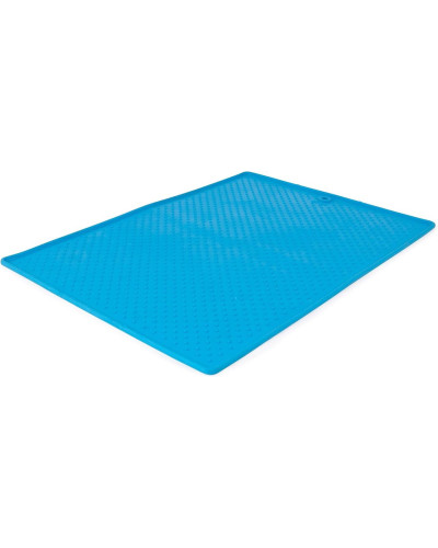 Килимок антиковзкий під миски Dexas Bowl Grippmat L для собак та котів 60x43 см Блакитний (PW9502194)