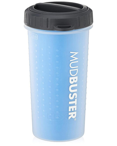 Лапомойка для собак Dexas MudBuster Lidded L с крышкой 22 см Голубой (PW720L-2194)