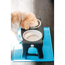 Миска двойная для животных Dexas Adjustable 2хPet Feeder со стали с регулируемыми ножками 960 мл (PW120432SS)