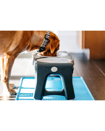 Миска двойная для животных Dexas Adjustable 2хPet Feeder с регулируемыми ножками 960 мл Голубой (PW1204322194)