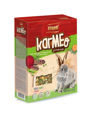 ВИТАПУЛ корм KARMEO премиум д/кроль 1кг, 1202К