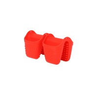 Рукавичка-прихватка силіконова Dexas Pinch MicroMitt S 2 шт 5,7х6,4 Червоний (GMM5-1795)
