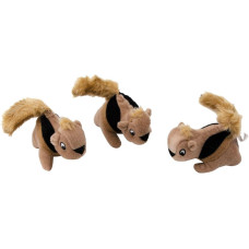 Іграшка для собак Outward Hound Hide-A Refill Squeakin Squirrels (Білка-пищалка) 3х6 см/х3 шт (oh31012)