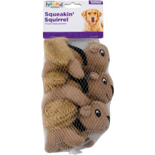 Іграшка для собак Outward Hound Hide-A Refill Squeakin Squirrels (Білка-пищалка) 3х6 см/х3 шт (oh31012)