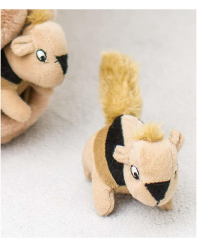 Игрушка для собак Outward Hound Hide-A Refill Squeakin Squirrels (Белка-пищалка) 3х6 см/х3 шт (oh31012)