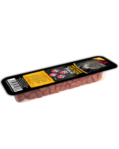 Ласощі для котів Alpha Spirit Snacks напіввологі беззернові кубики з куркою 35 г (as8004335)