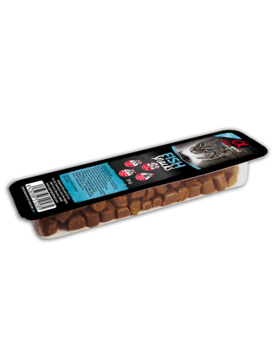 Ласощі для котів Alpha Spirit Snacks напіввологі беззернові кубики з риби 35 г (as8007335)