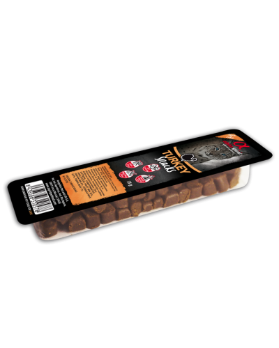 Ласощі для котів Alpha Spirit Snacks напіввологі беззернові кубики з індички 35 г (as8002335)