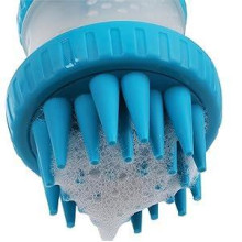 Щітка для тварин Dexas Scrubbuster із ємністю для шампуню сірий (PW73022-2194)