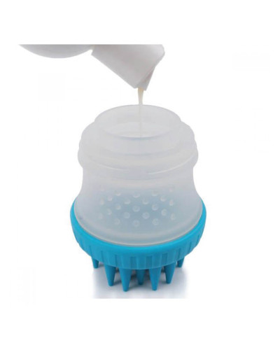 Щетка для животных Dexas Scrubbuster с емкостью для шампуня серый (PW73022-429)