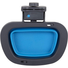 Миска складана для собак Dexas Collapsible Kennel Bowl з кріпленням на клітку 600 мл Блакитний (PW2754322194)