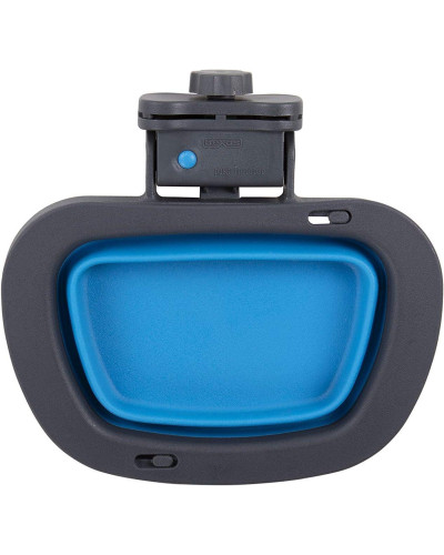 Миска складная для собак Dexas Collapsible Kennel Bowl с креплением на клетку 600 мл Голубой (PW2754322194)