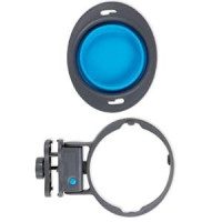 Миска складная для собак Dexas Collapsible Kennel Bowl с креплением на клетку 600 мл Голубой (PW2754322194)