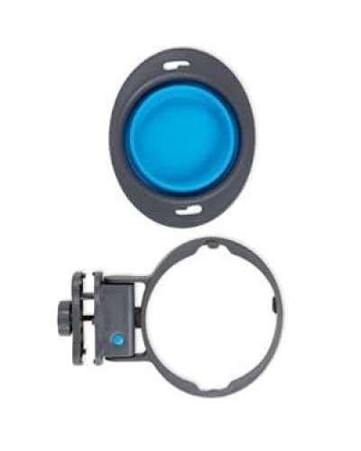 Миска складная для собак Dexas Collapsible Kennel Bowl с креплением на клетку 240 мл голубой (PW2704322194)