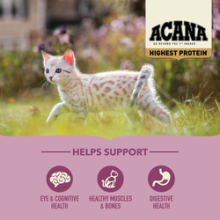 Сухой корм для котят всех пород ACANA Cat Highest Protein Kitten 1,8 кг (a72325)