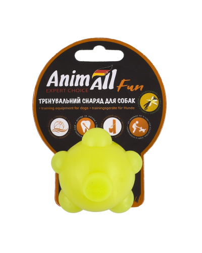 AnimAll Фан 88141 шар молекула 5 см желтая