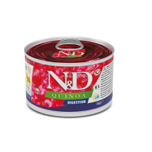 Вологий корм для собак малих порід Farmina N&D Quinoa DIGESTION, LAMB & FENNEL ADULT MINI дієт. харчування у разі порушень травлення з ягням та кіноа, 140 г 02369