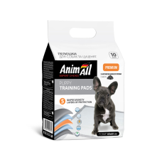 Пеленки AnimAll 60х60 см с активированным углем/10штук, (20 шт/ящ)