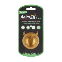 AnimAll Fun мяч чертик с пищалкой 65 мм золотой