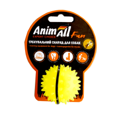 AnimAll Фан м'яч каштан 5 см жовтий