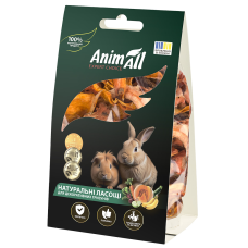 AnimAll Ласощі для гризунів, 50 г. Cушені морква та гарбуз